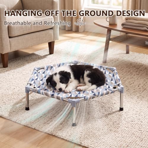 Elevated Dog Bed, Raised Cooling Dog Bed, Outdoor Dogs Cot Small, Pet Cot - Image 5
