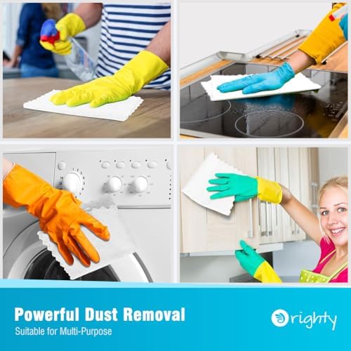 Orighty Microfiber Cleaning Cloth Bulk, 150 Pack Shop Towels 12x12in - Image 4