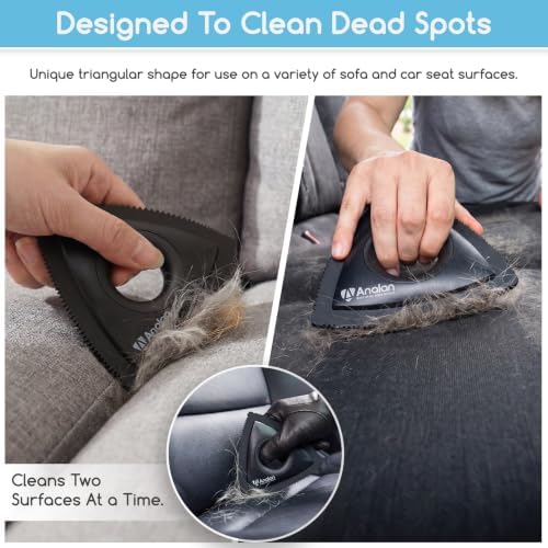 Analan Mini Pet Hair Remover for Car Detailing Dog Hair Tool Brush - Image 4