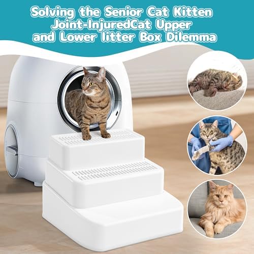 BALAPET Adjustable 3 Steps Litter Box Ramp - Image 4