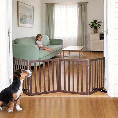 ZJSF Freestanding Indoor Dog Gate by ZJSF