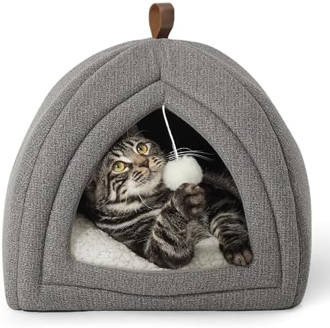 Bedsure 2in1 Cat Beds for Indoor Cats Cave for Kitten by BEDSURE