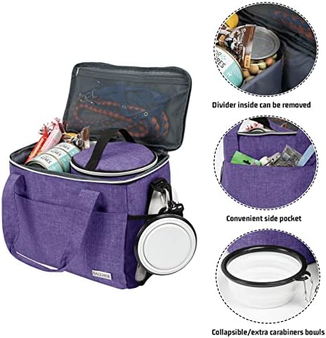 BAGLHER Dog Travel Bag Backpack Pet Supplies Backpack 5-Piece Set - Image 3