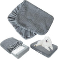 Dog Bed Covers Soft Plush Replacement Washable, 41x29 Inches, Cover Only by Moonsea