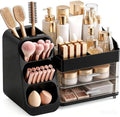 Makeup Organizer with Drawers, Large Capacity Countertop Organizers by KQJS