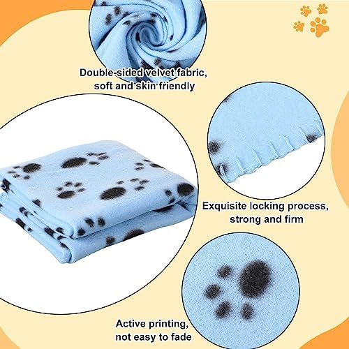 Preboun 50 Pack Puppy Blankets Bulk, Soft Fleece, 24 x 28 Inch, 25 Styles - Image 3