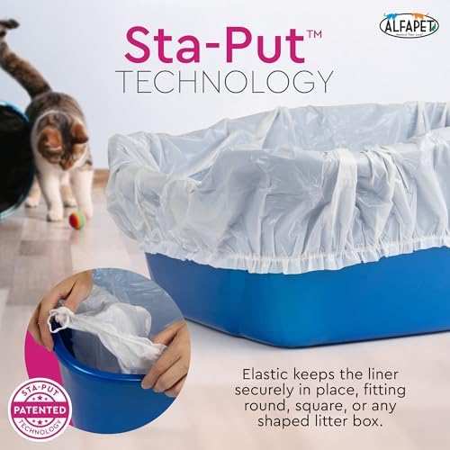 Cat Litter Box Liners Alfapet heavy duty Extra Giant 60 Count - Image 5
