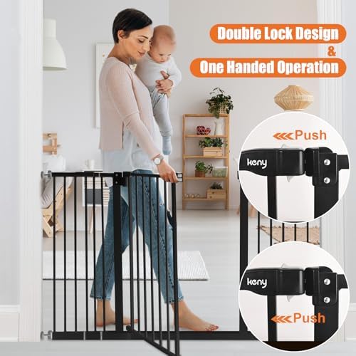 keny 29"-47.3" Extra Wide Baby Gate - Image 5