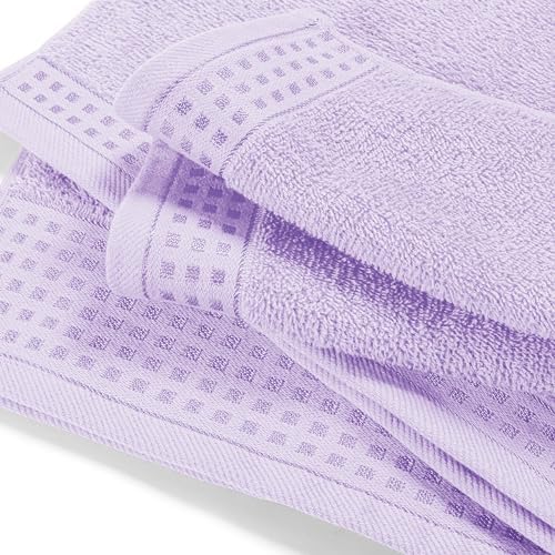 GLAMBURG Ultra Soft 3 Pack Cotton Towel Set, Contains a Bath Towel 28x55 inch - Image 2
