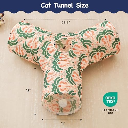 Tempcore Cat Tunnel, 3-Way Collapsible Toy - Image 2