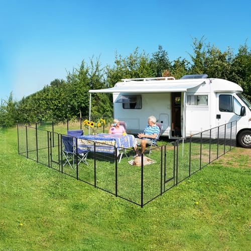 Kfvigoho Dog Playpen Outdoor Extra Wide 24 Panels Heavy Duty Dog Fence 50" - Image 2