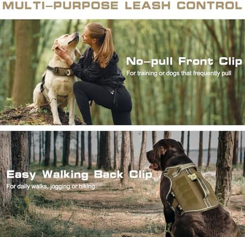 Dog Harness, Tactical No Pull for Small Sized Dog - Image 3