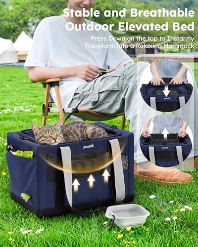 Pecute Cat Carrier, Top Expandable Dog Crate - Image 3