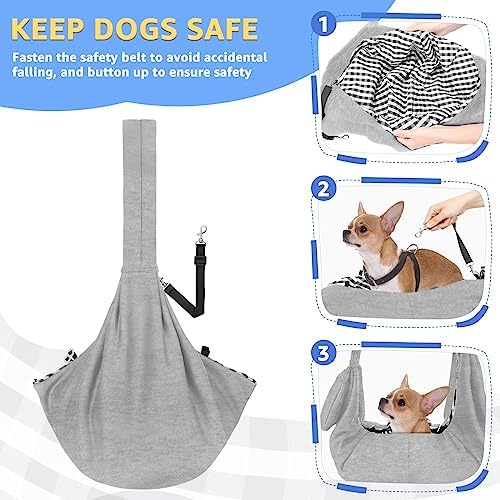 Lukovee Pet Sling, Puppy Small Pet Cat Carrier - Image 4