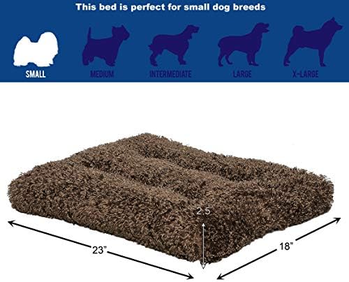 MidWest Homes for Pets Small QuietTime Deluxe Coco Chic Pet Bed, Ultra-Soft & - Image 5