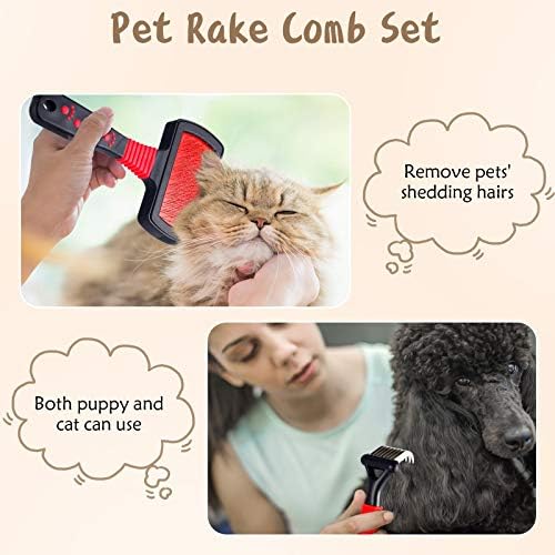 Patelai 4 Pcs Dog Dematting Comb - Image 3