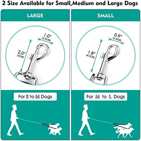 2 Dog Leash, 360° Swivel No Tangle Double Dog Walking & Training Leash - Image 6