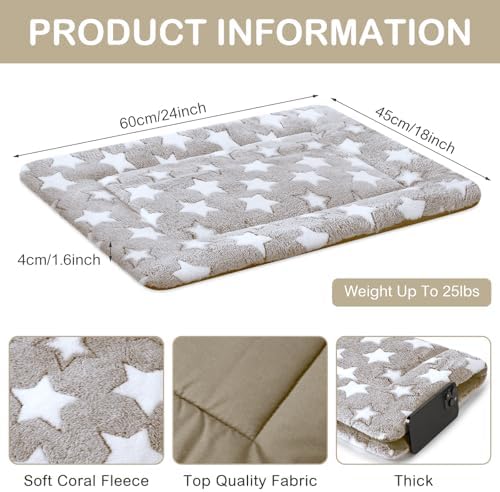 VitalCozy 4 Pcs Dog Crate Pads Soft Warm - Image 2