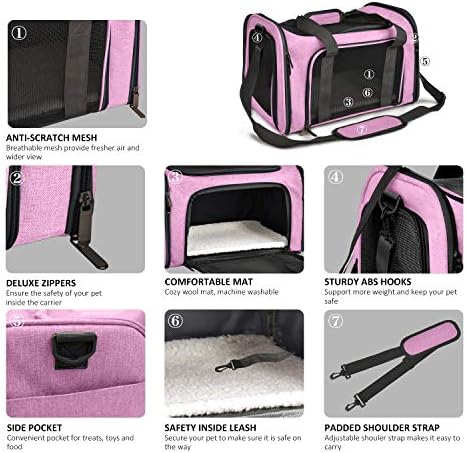 Henkelion Large Cat Carriers Dog Carrier Pet Carrier - Image 3