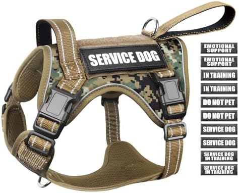 WINSEE Tactical Dog Harness, No Pull Dog Harness by WINSEE