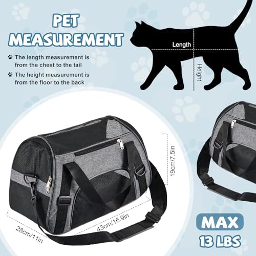 Sweetude 4 Pcs Cat Carrier Soft-Sided Pet Carrying Bag - Image 2