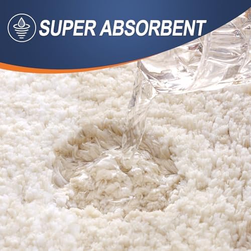 OLANLY Bathroom Runner Rug 47x24, Extra Soft Absorbent Microfiber Bath Rugs - Image 3