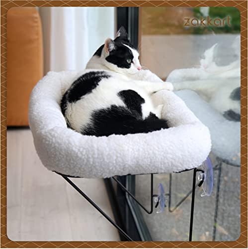 Zakkart Cat Window Perch, 100% Metal Supported from Below - Image 2