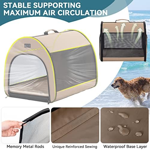 PETSFIT Portable Dog Crate, Travel Dog Crate - Image 4