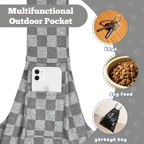 Dog Sling Carrier for Small Dogs and Cats 5–16 lbs, Puppy Carrier Sling - Image 4