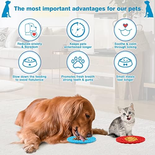 Dog Lick Pad, Pet Bathing Grooming Distraction Wall Mounted Silicone Slow - Image 5