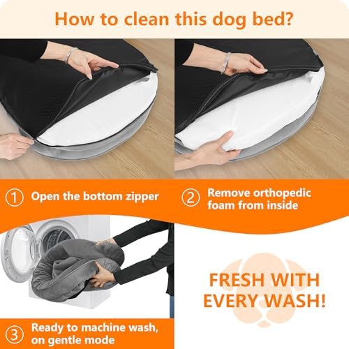 Orthopedic Waterproof XXX-Large Dog Bed Sofa, Gel Memory Foam - Image 7