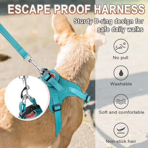 Dog Harness Step in Dog Vest Harness, Reflective Adjustable Puppy No Pull - Image 4