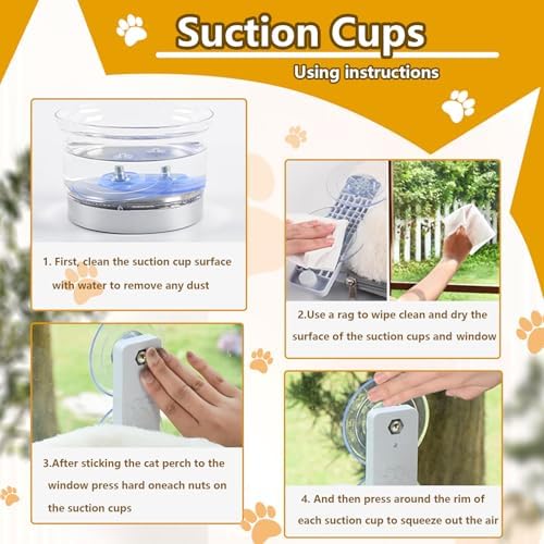 Cat Window Perch Seat Hammock, Foldable Hammock - Image 4