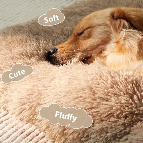 BFPETHOME Dog Beds for Large Dogs, Plush Dog Crate Bed Fluffy Cozy Kennel Pad - Image 2