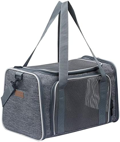 Cat Carrier - Soft-Sided Dog Pet Carrier, Portable Foldable Pet Bag up to 28 Lbs - Image 2