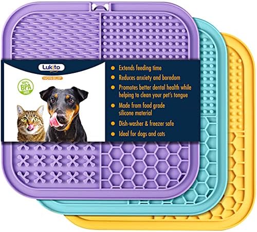 LUKITO 3PCS Licking Mat for Dogs & Cats by LUKITO