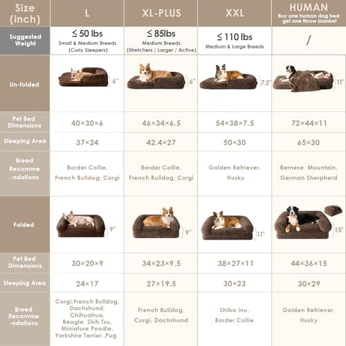 EHEYCIGA Foldable XXL Dog Bed for Large Sized Dog - Image 2