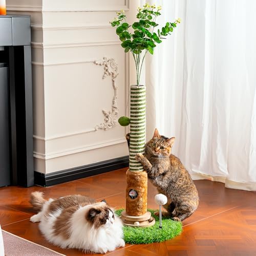Cat Scratching Post 39'' Tall by JUNSPOW