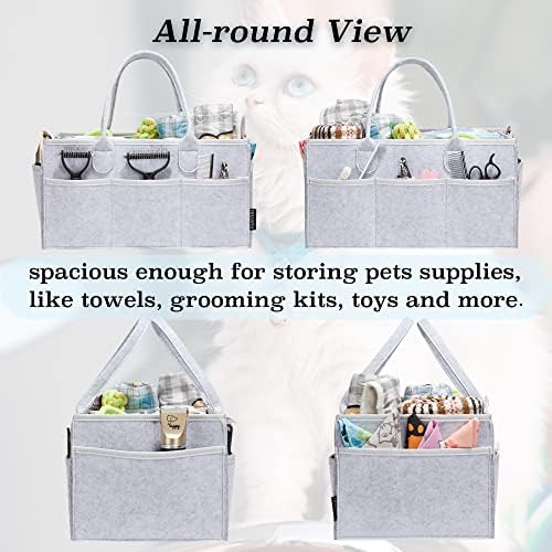 Pet Grooming Tote, Dog Grooming Supplies Organizer, Travel Outdoor - Image 2