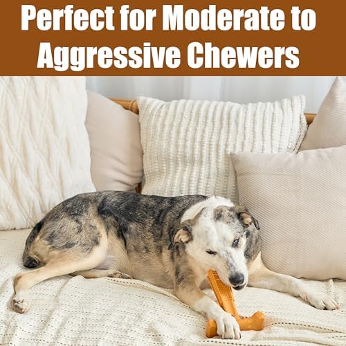 SPOT Bam-Bones Plus T-Bone Chew, Peanut Butter, - Image 5