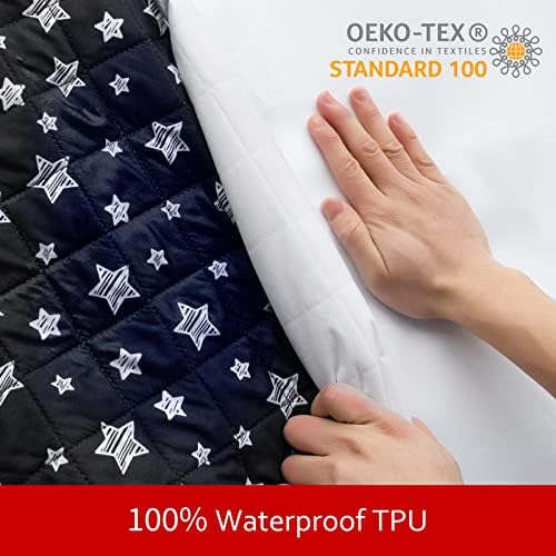 Waterproof Dog Bed Covers Replacement Lovely Black Star Print, 27x36 Inches - Image 3