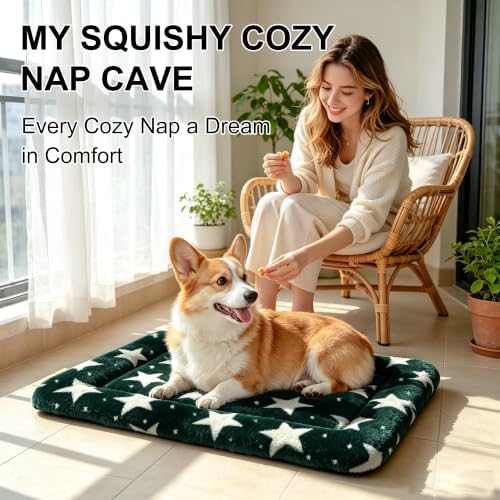 Dog Bed Mat, Reversible Dog Crate Pad - Image 3