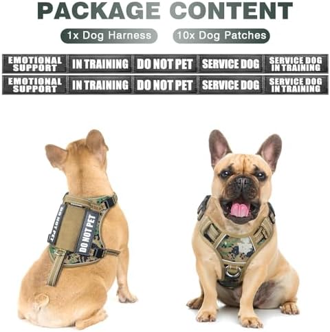 WINSEE Tactical Dog Harness, No Pull Dog Harness - Image 2