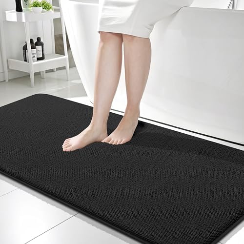 OLANLY Memory Foam Bathroom Runner Rugs 59x24, Absorbent Long Mat by OLANLY