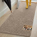 GORILLA GRIP SoakSTOPPER Dog Door Mat, Machine Wash and Dry, 70x24 Beige by GorillaGrip