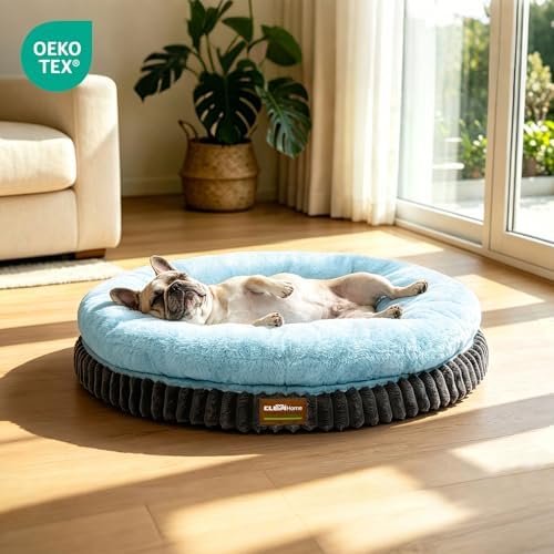 ClevaHome Orthopedic Dog Bed for Large Medium Dogs, 42in Ice Blue - Image 2
