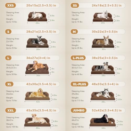 MEKIY Orthopedic Washable Dog Bed - Image 5