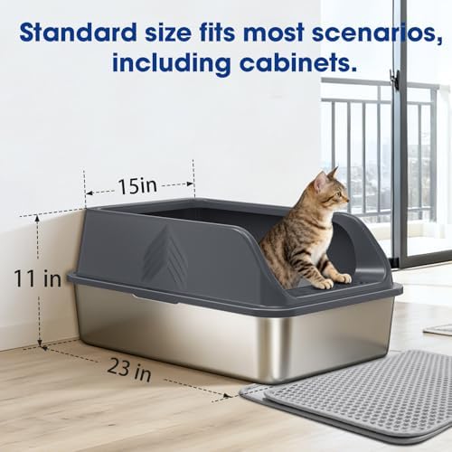 Stainless Steel Cat Litter Box - Image 5