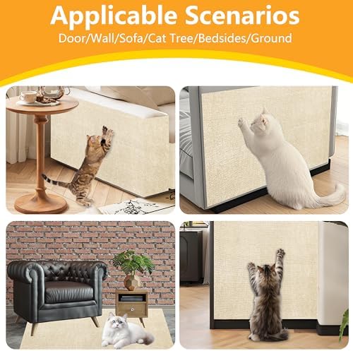 Cat Scratch Pad for Wall, Scratch Furniture Protector - Image 5
