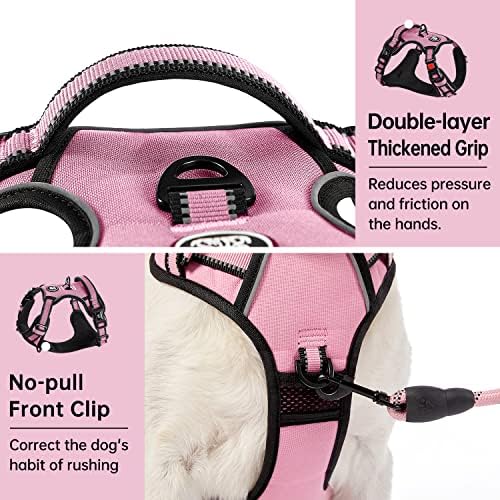 IVY&LANE No Pull Dog Harness for Large Dogs, Reflective Dog Vest Harness - Image 5